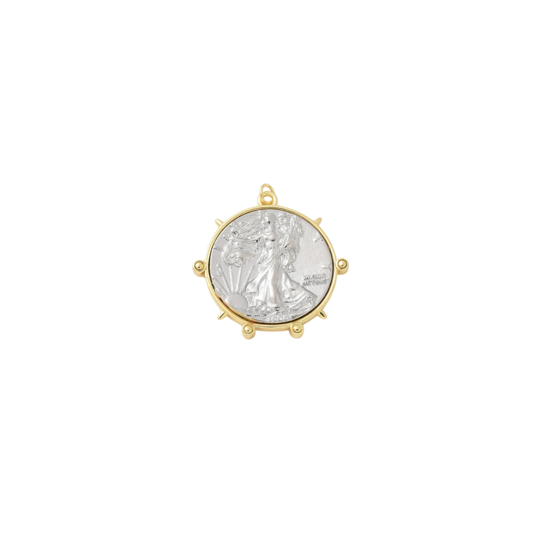 Gold Voyage Liberty Charm