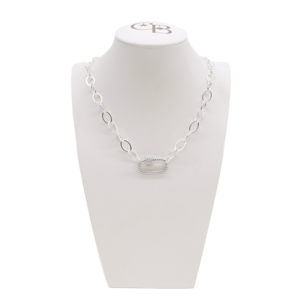 Avery Kate Necklace With Carabiner 16"