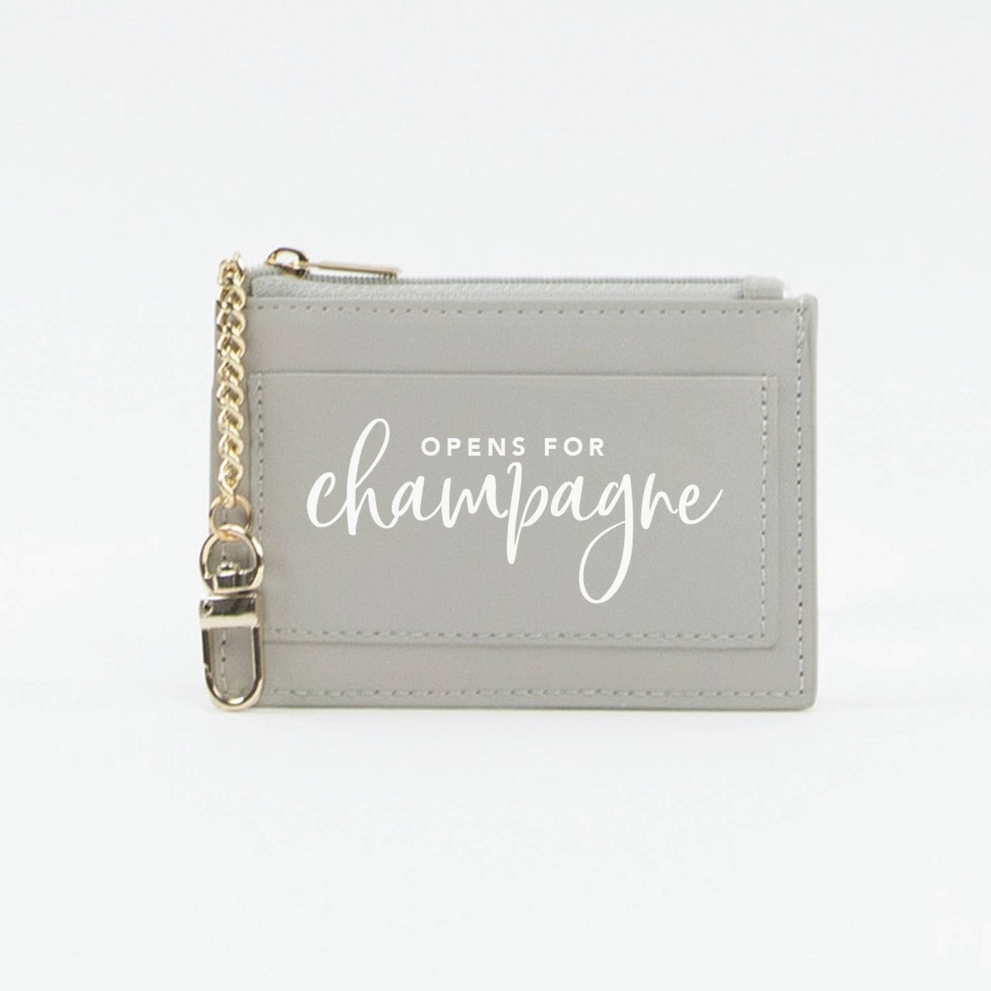 Opens for Champagne Credit Card Keychain