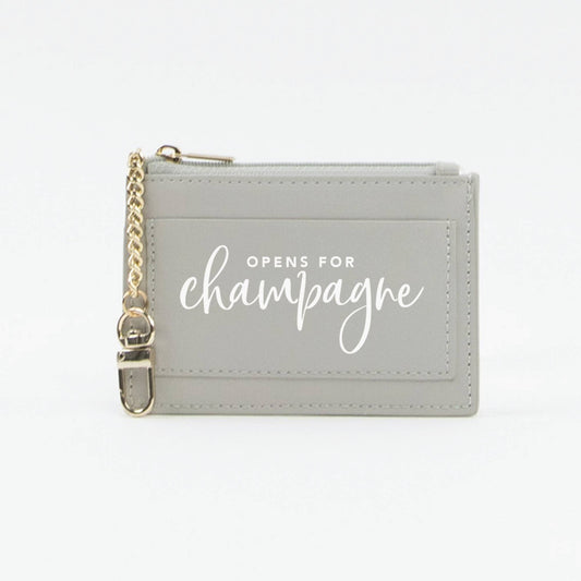 Opens for Champagne Credit Card Keychain