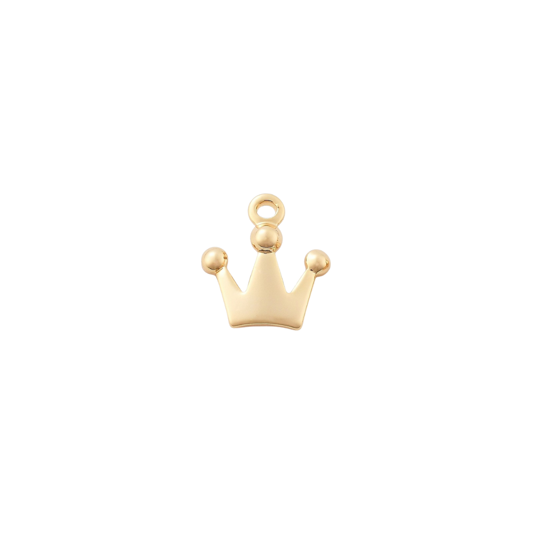 Gold Radiance Crown Charm