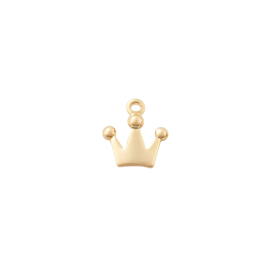 Gold Radiance Crown Charm