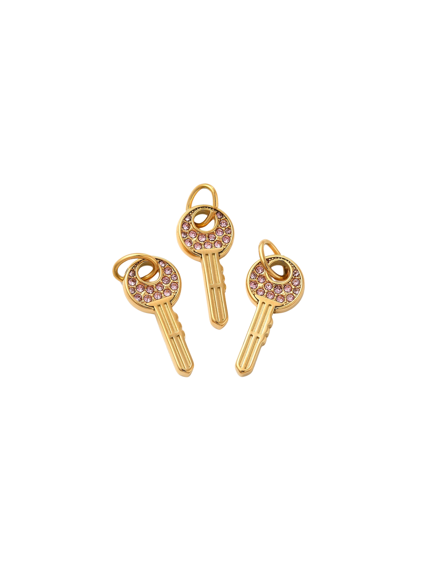 Gold Home Sweet Home Key Charm