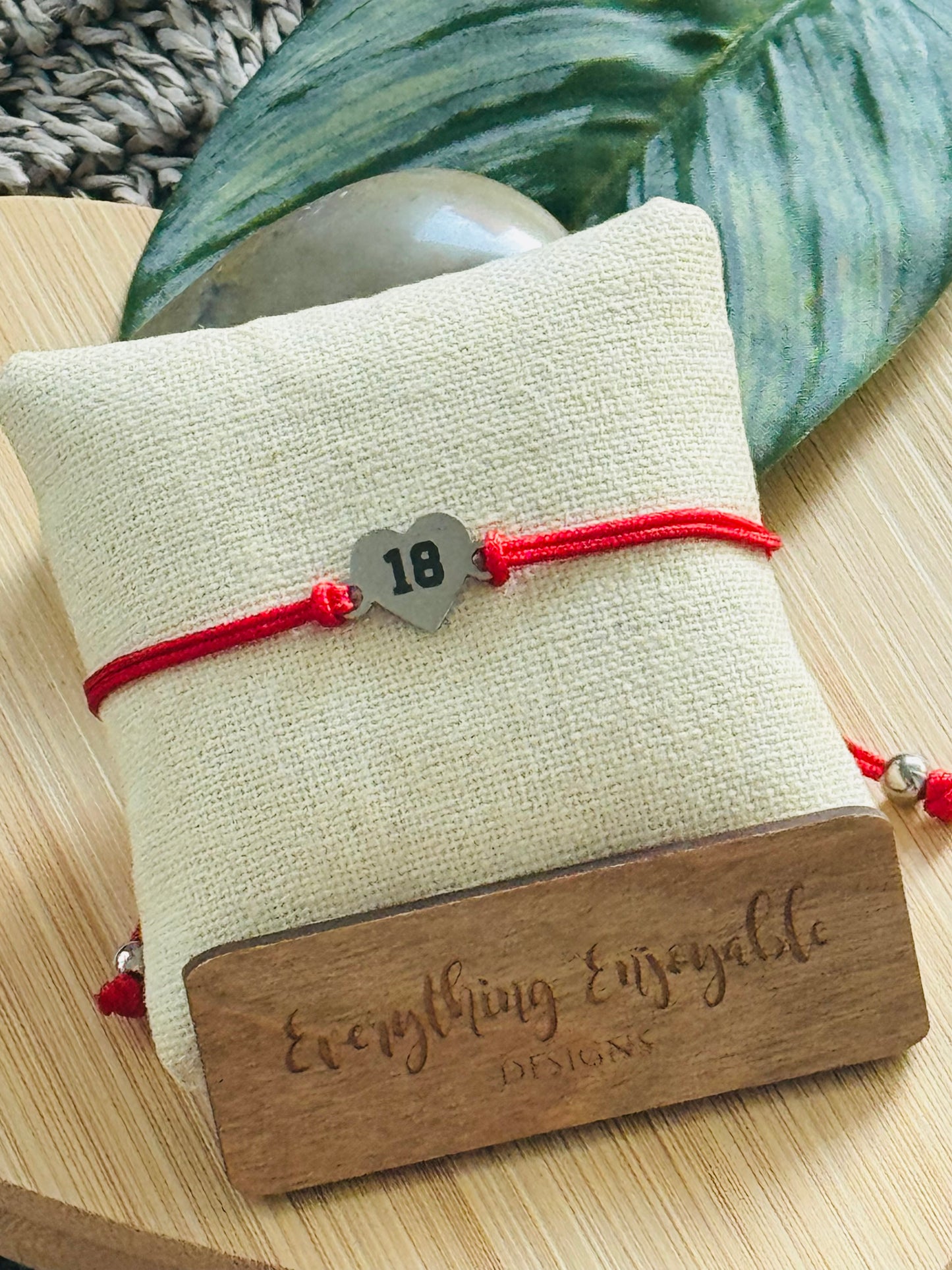 Personalized Heart Friendship Bracelet