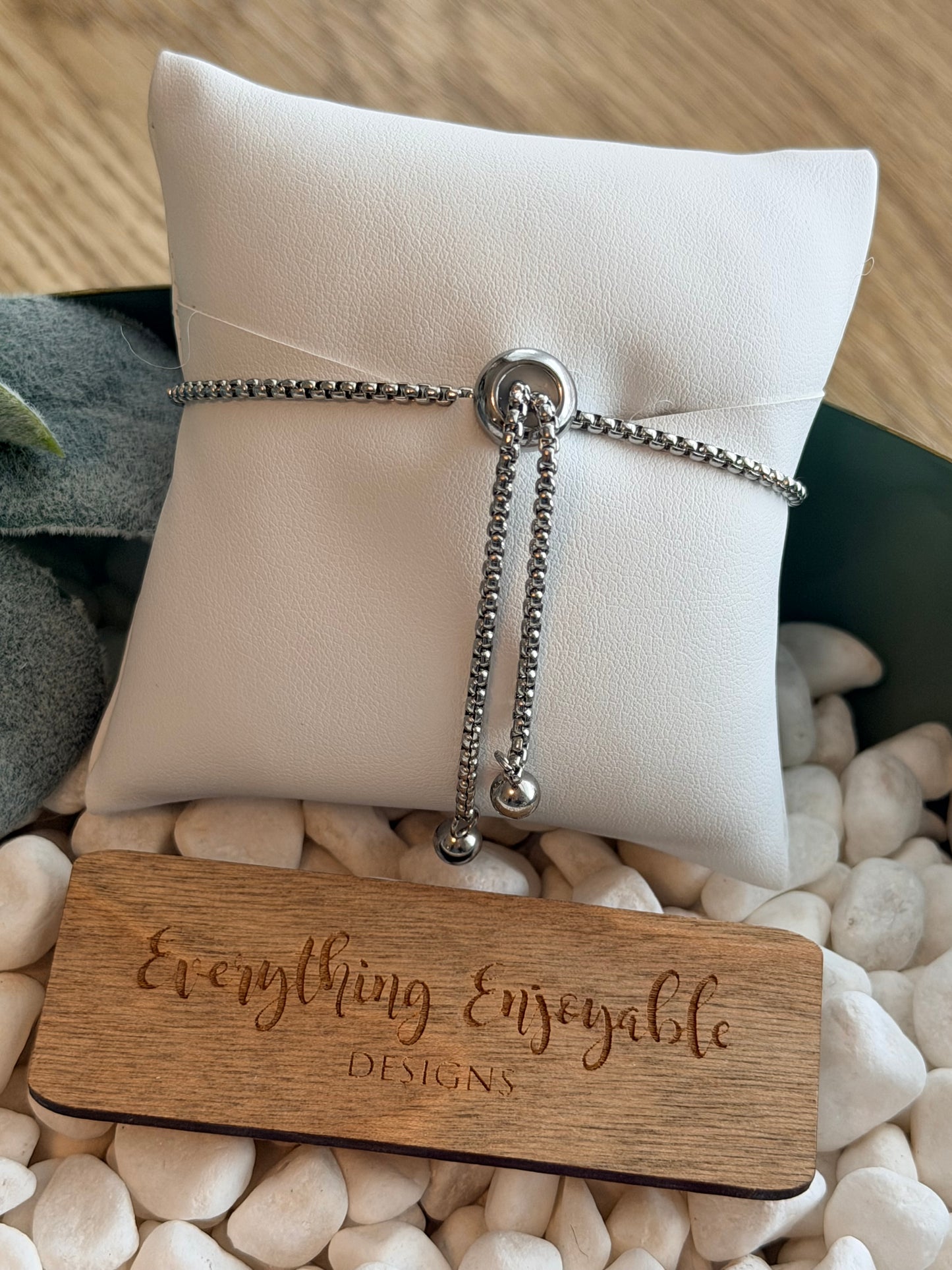 Arrowhead Slide Clasp Chain Bracelet | Silver or Gold Available