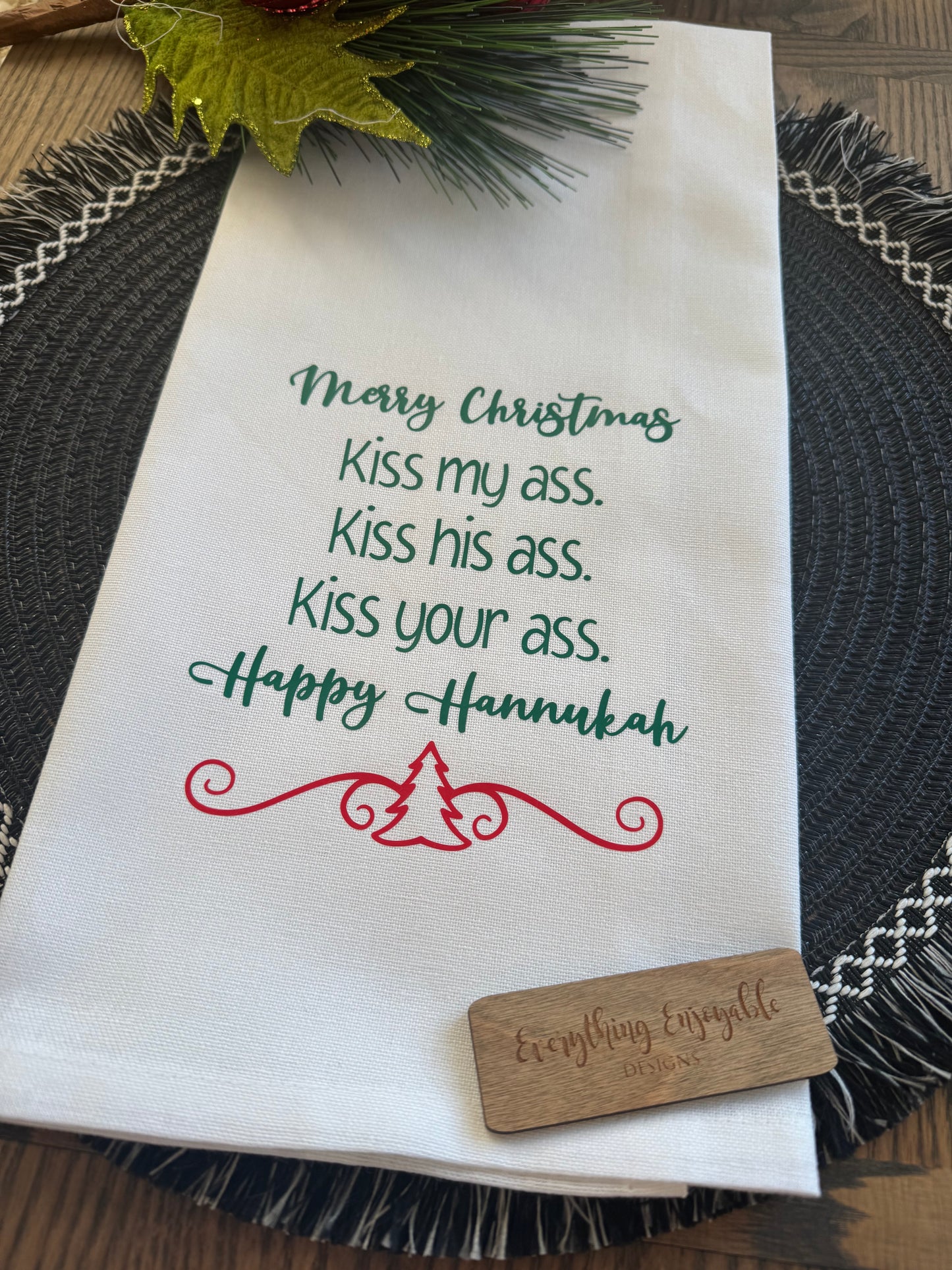 Christmas Vacation Inspired Tea Towel - Clark Griswold Quote