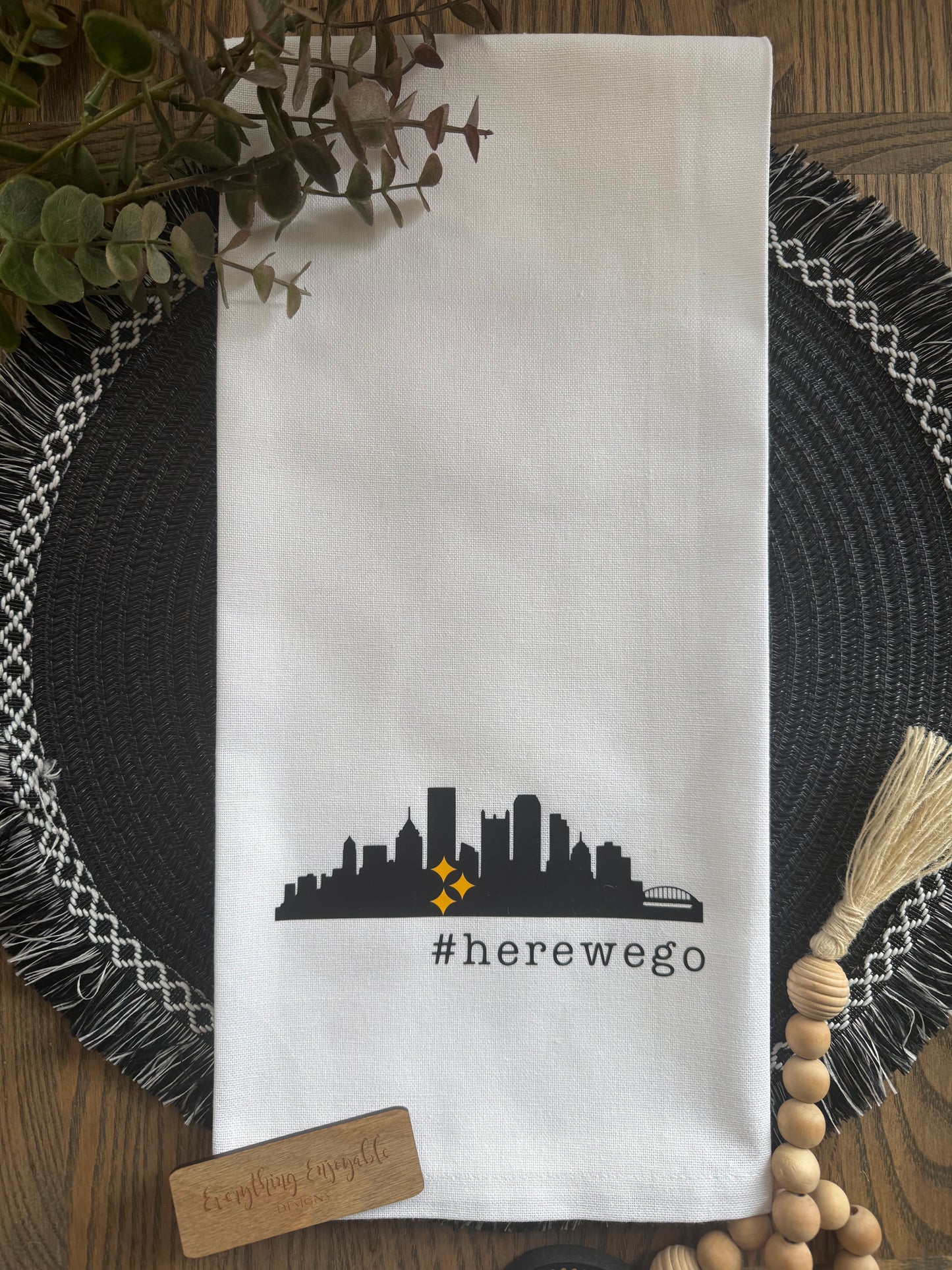 Pittsburgh Steelers "Here We Go" Towel