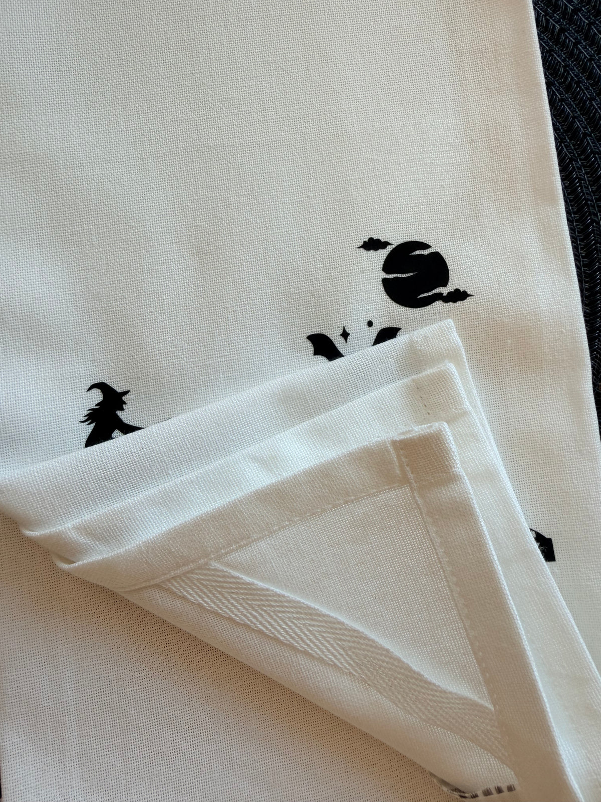 Witchy N'at Halloween Tea Towel