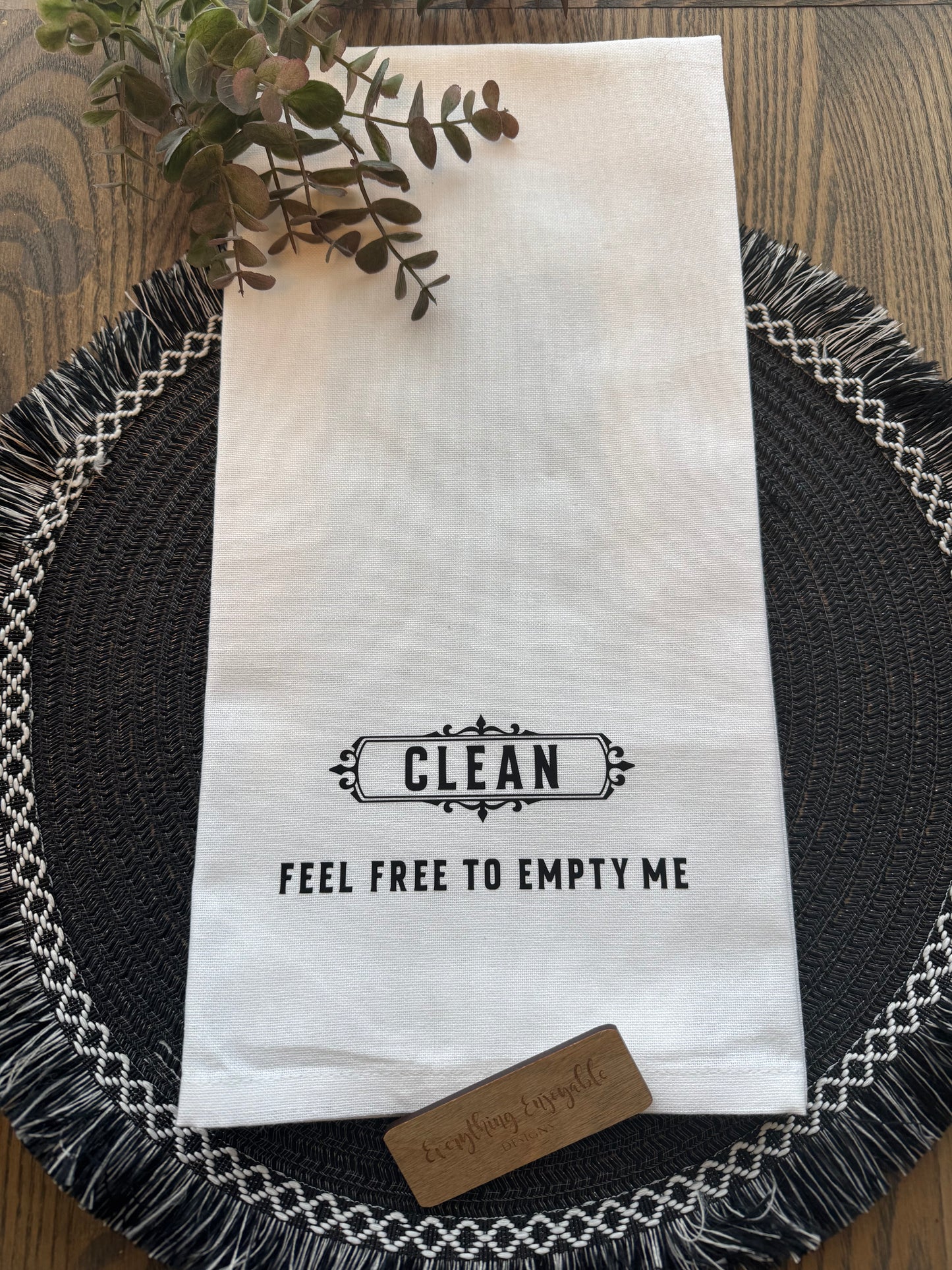 Double-Sided Dishwasher Towel – Clean/Dirty