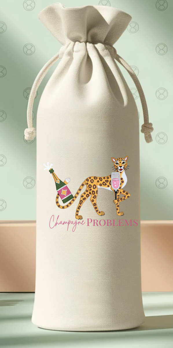 Champagne Problems Wine Bag