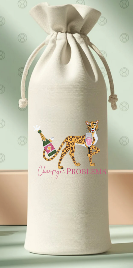 Champagne Problems Wine Bag