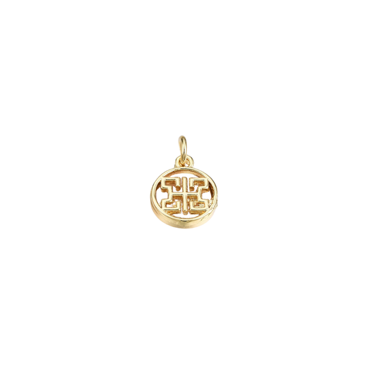 Gold Designer "H"  Charm
