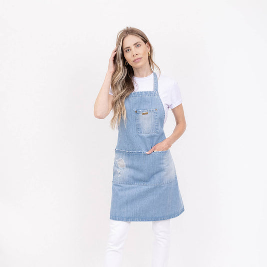 Denim Chambray Apron - Unisex